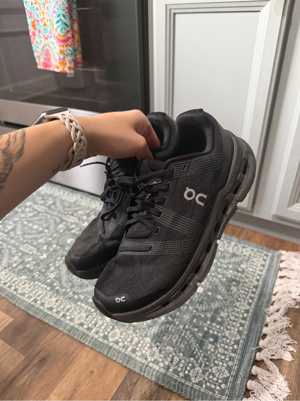 On Cloud Running Shoes Cloudgo Womens 8.5 Black - Picture 2 of 10